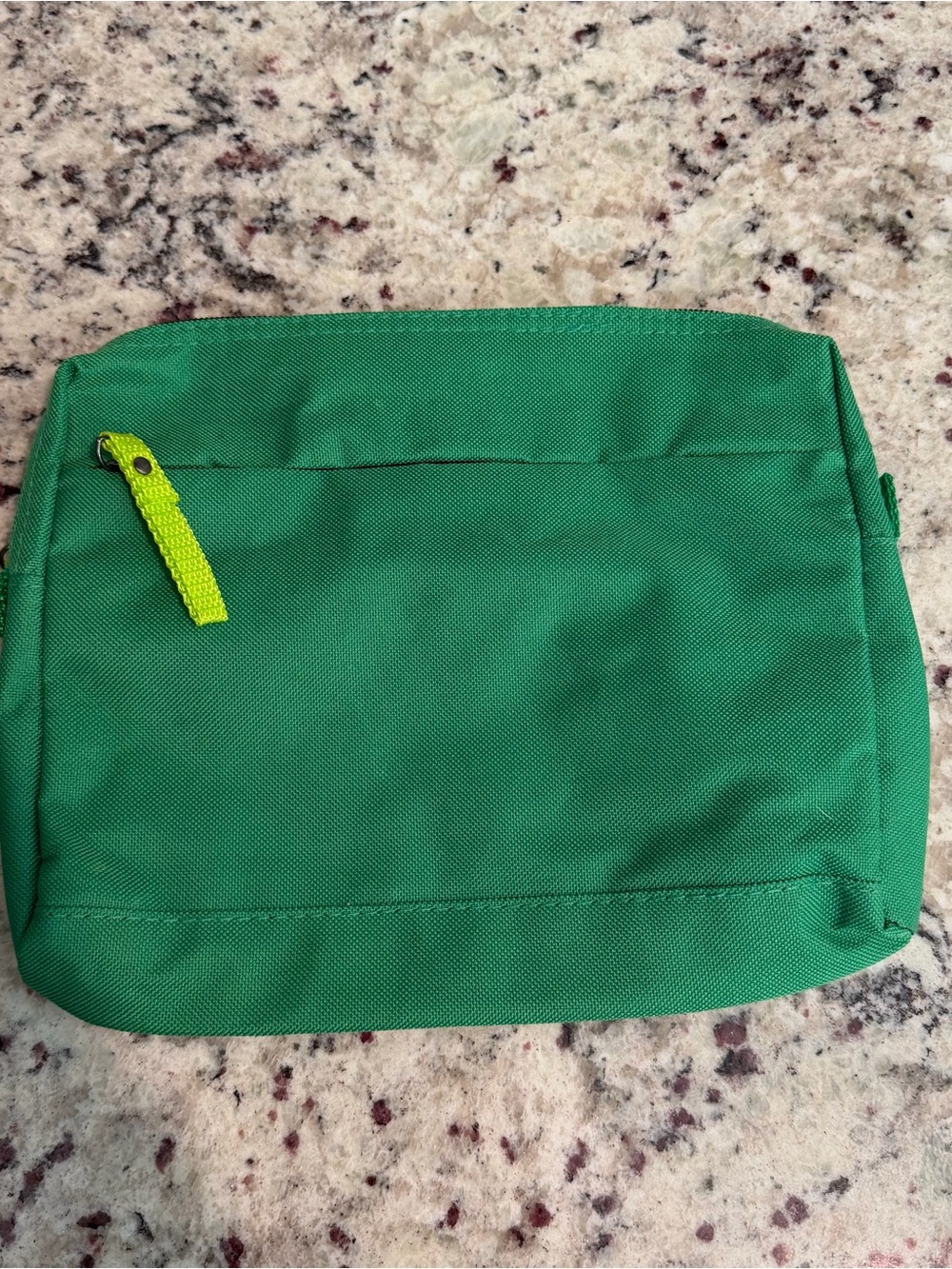 Unbranded Green Canvas Zippered Bag